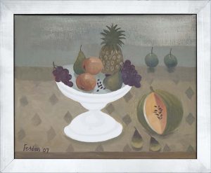 Mary Fedden. The white dish.
