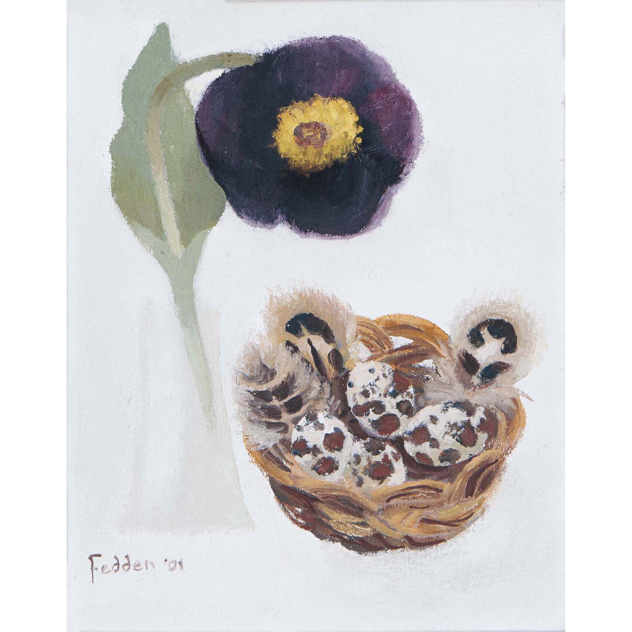 MARY FEDDEN. TULIP AND EGGS. 2001. SOLD